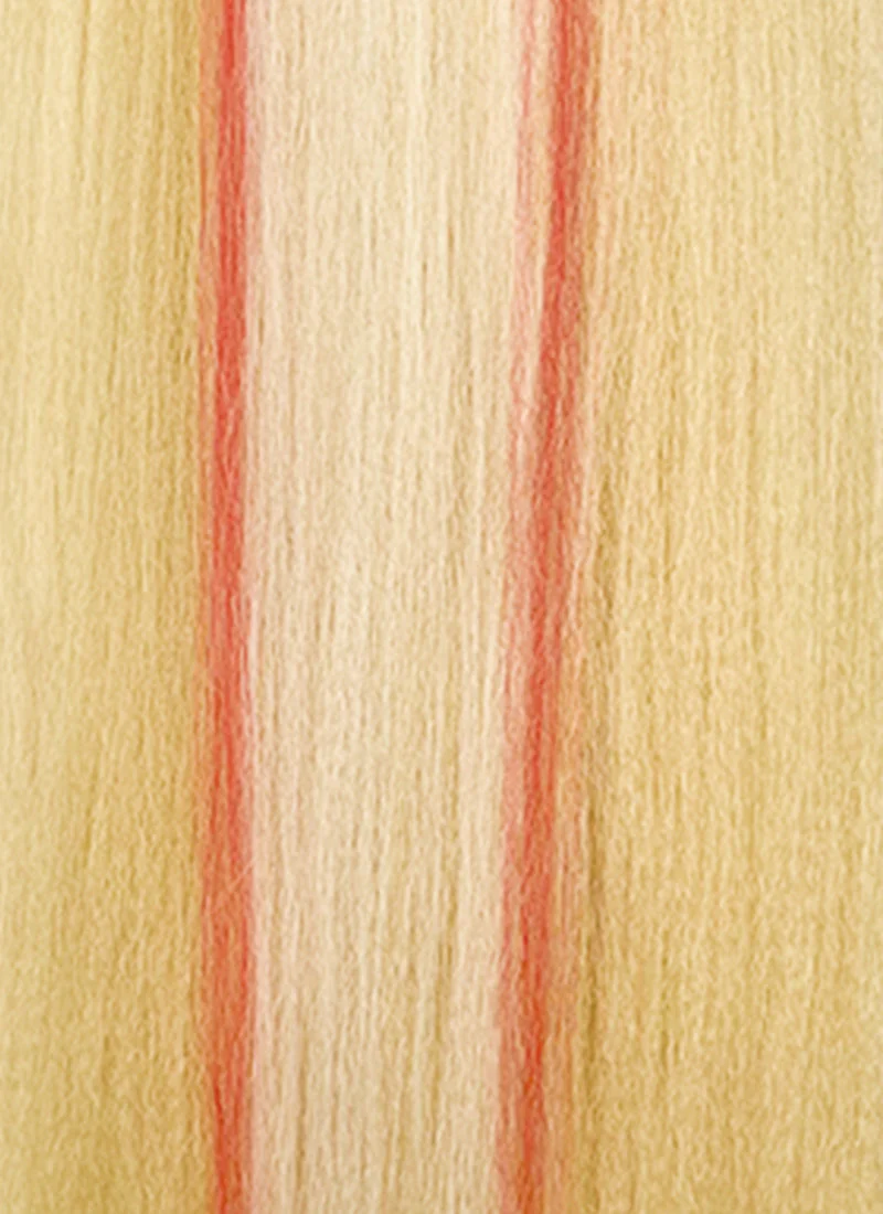 Hazbin Hotel Charlie Morningstar Blonde Mixed Red Straight Yaki Lace Front Synthetic Wig LF6173 - Image 10