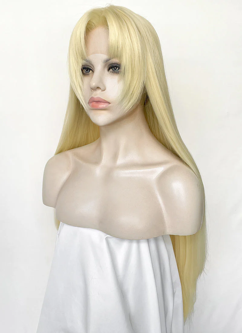 Jujutsu Kaisen Yuki Tsukumo Blonde Straight Lace Front Synthetic Hair Wig LF6178 - Image 6