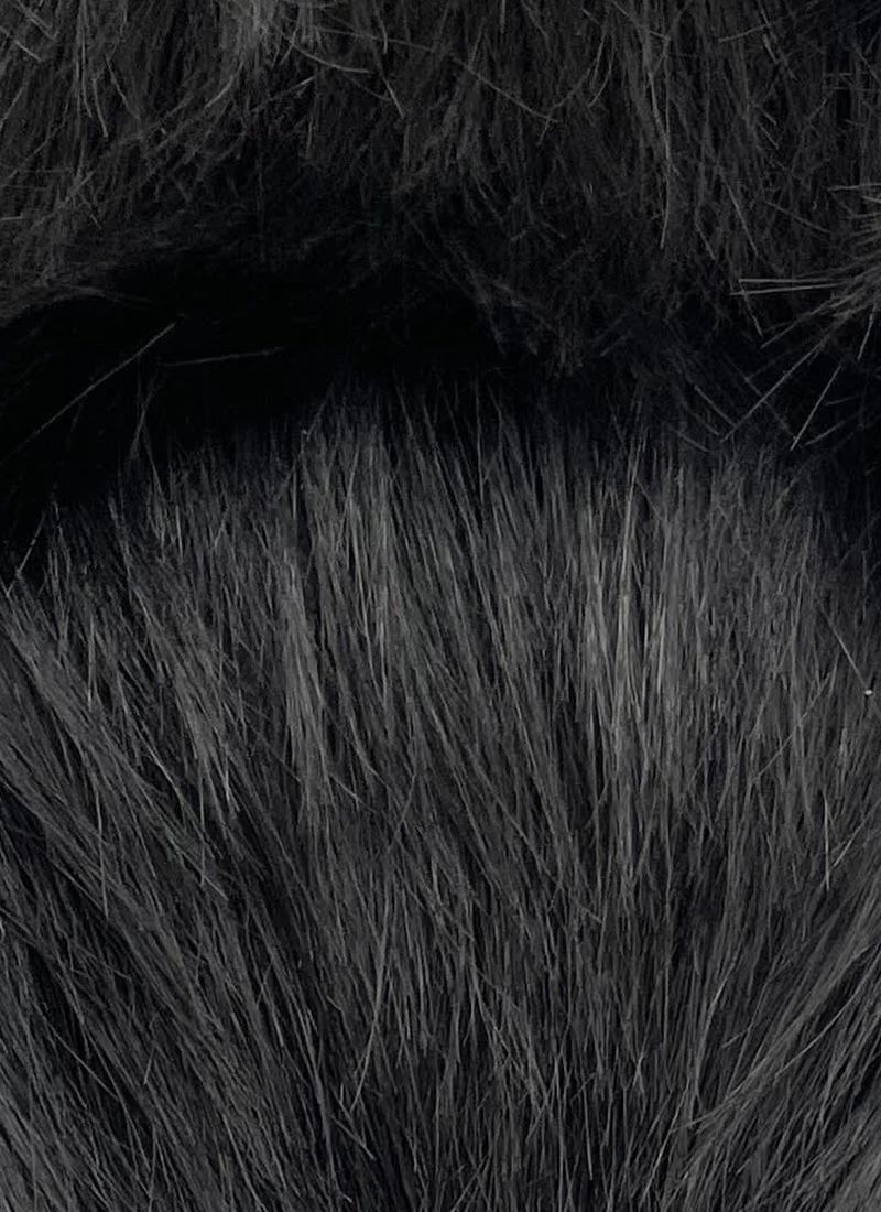 Arcane Silco Black Mixed Grey Straight Lace Front Synthetic Men's Wig LF8031 - Image 9