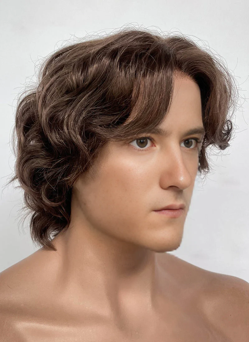 The New Avengers Thunderbolts Robert "Bob" Reynolds Brunette Wavy Lace Front Synthetic Men's Wig LF8068 - Image 3