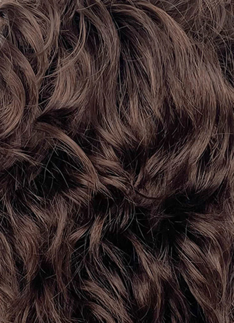 Wednesday Tyler Galpin Brunette Wavy Lace Front Synthetic Men's Wig LF8077 - Image 7