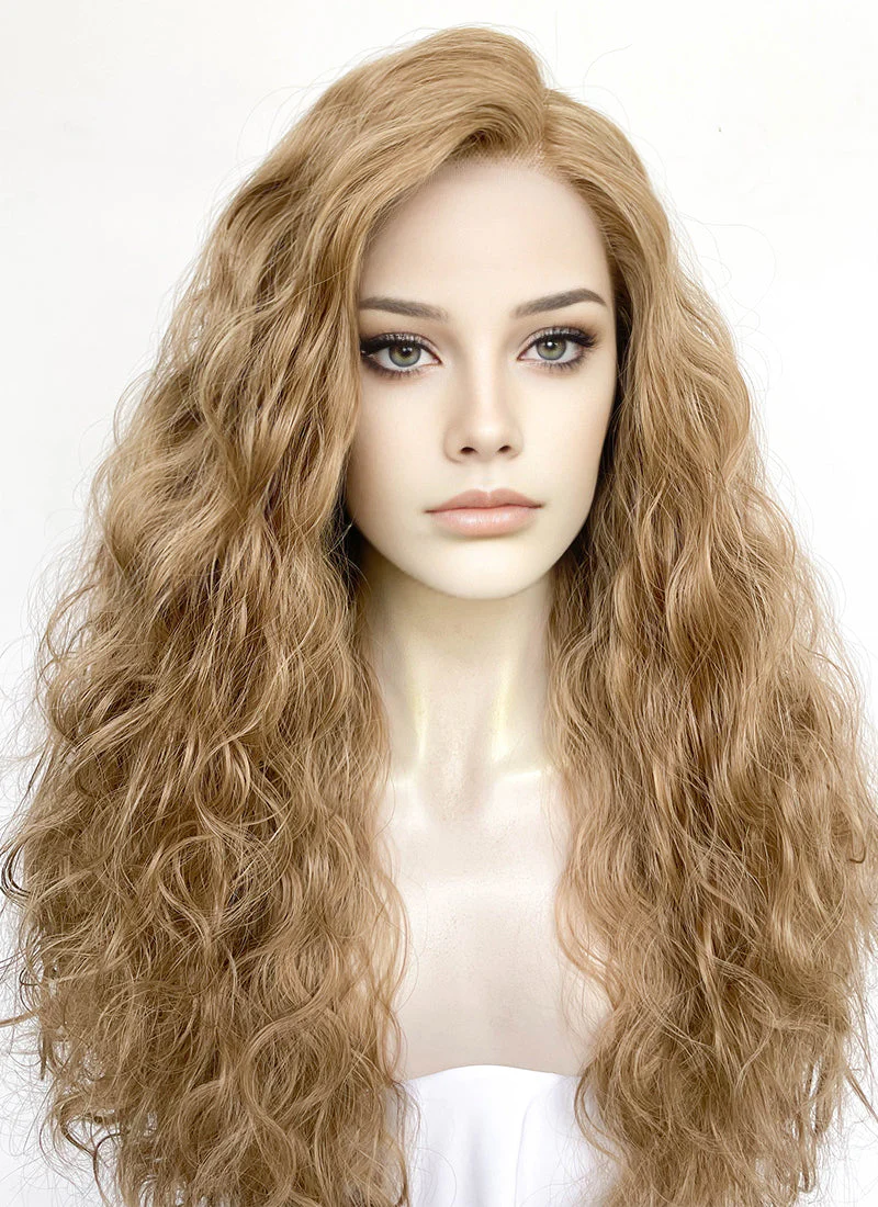 Blonde Curly Lace Front Synthetic Wig LFK5572 - Image 3
