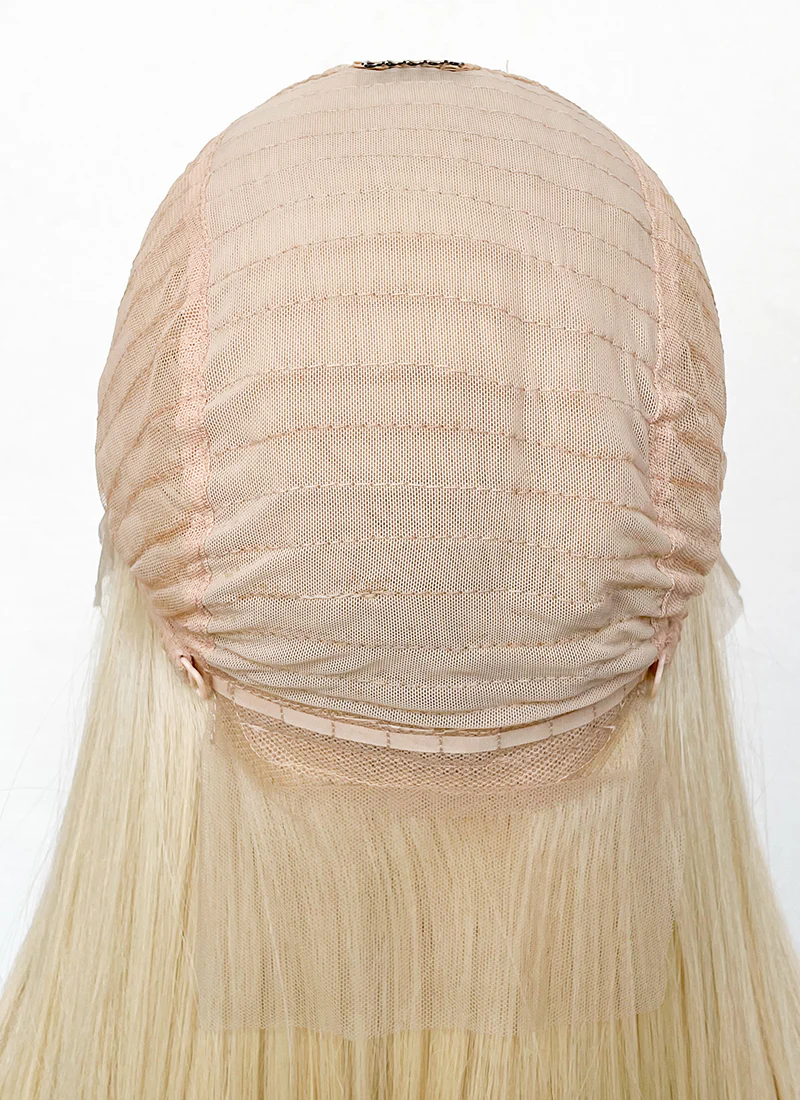 Blonde Straight 13" x 6" Lace Top Kanekalon Synthetic Hair Wig LFS019 - Image 7