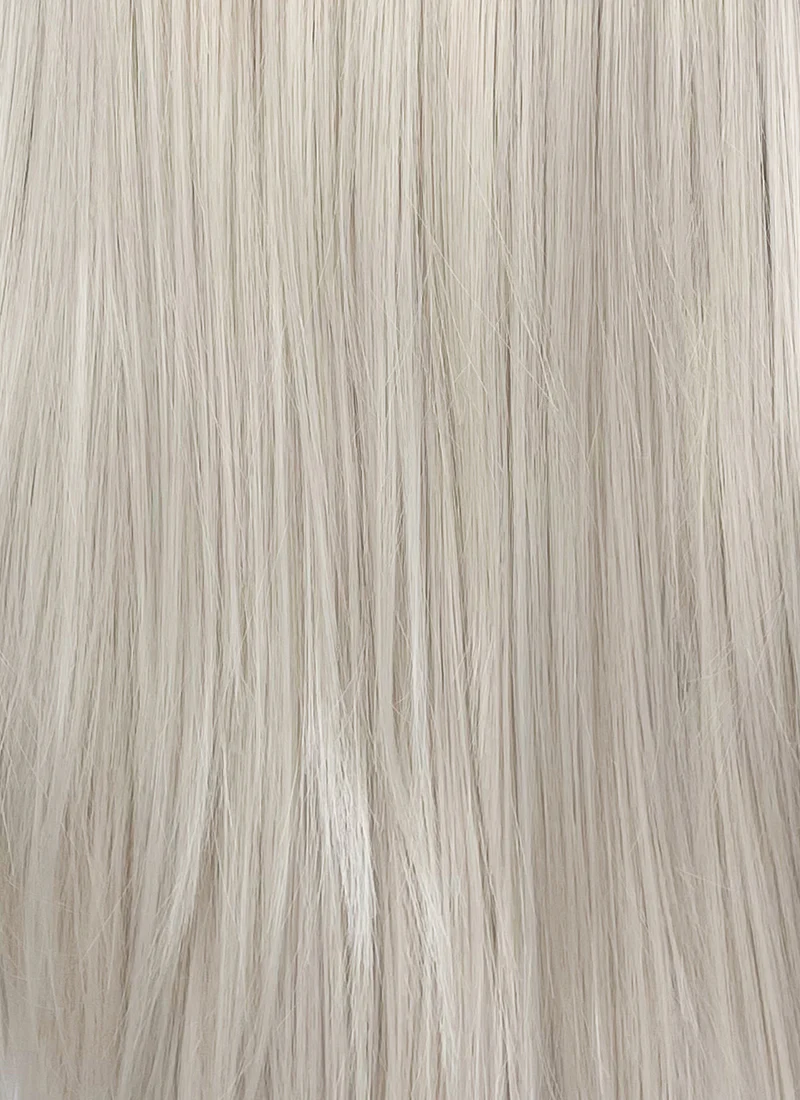Ash Blonde Straight 13" x 6" Lace Top Kanekalon Synthetic Hair Wig LFS029 - Image 13