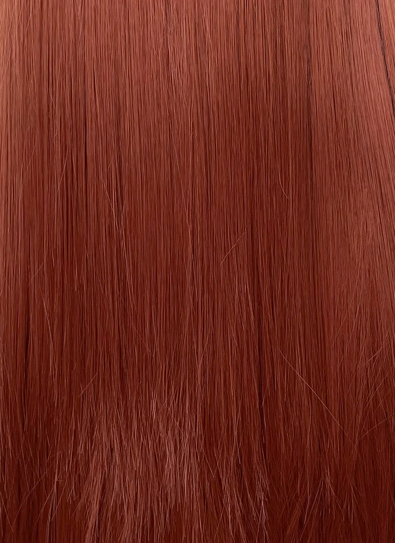 Auburn Straight 13" x 6" Lace Top Kanekalon Synthetic Hair Wig LFS030 - Image 12