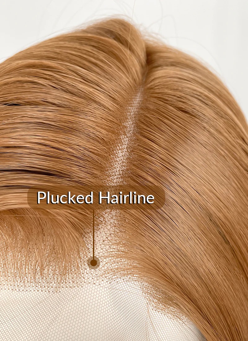 Ginger Straight 13" x 6" Lace Top Kanekalon Synthetic Hair Wig LFS034 - Image 6