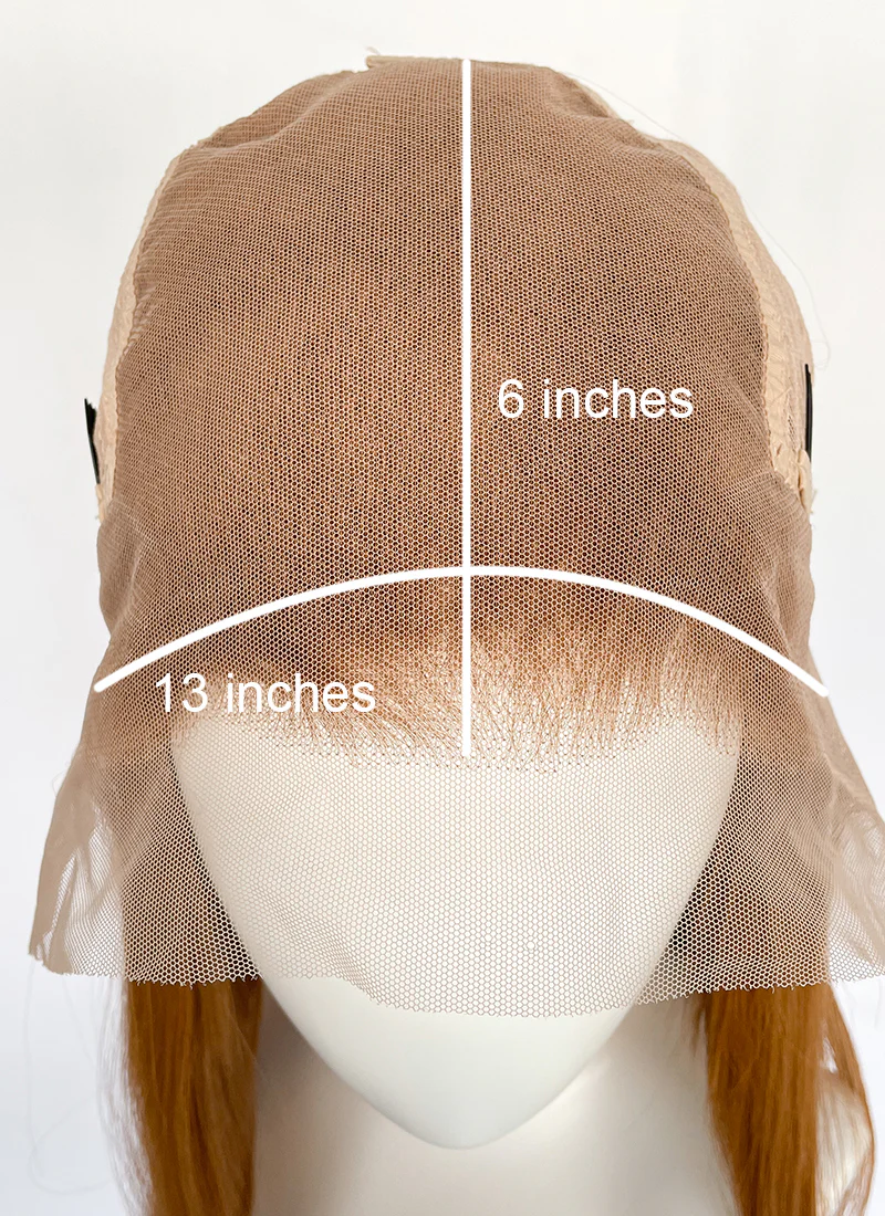Ginger Straight 13" x 6" Lace Top Kanekalon Synthetic Hair Wig LFS034 - Image 7