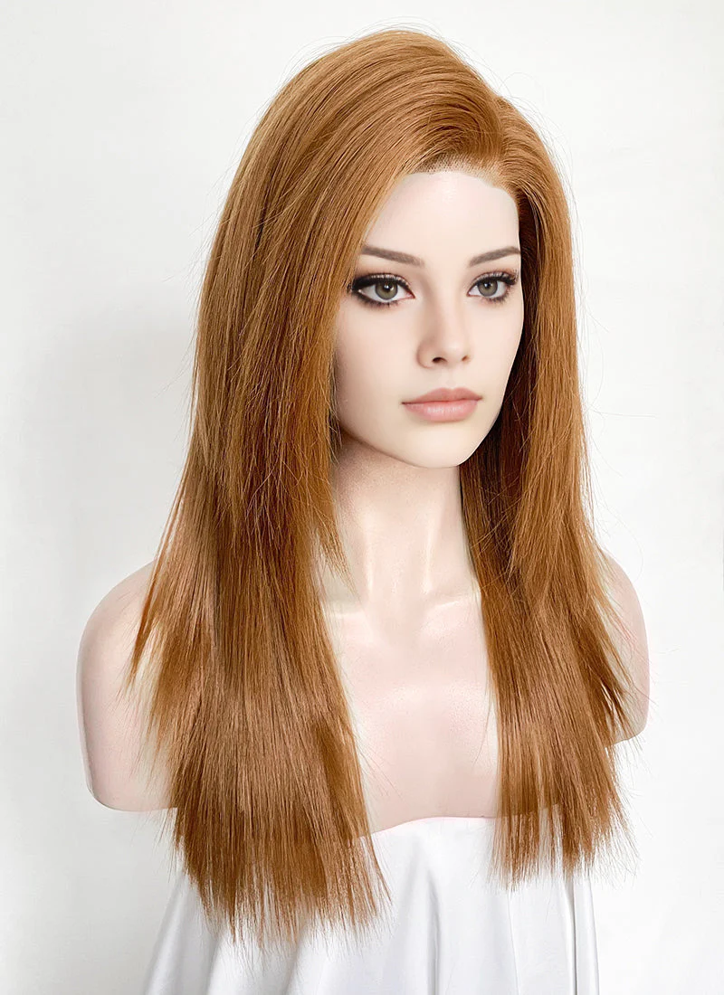 Ginger Straight 13" x 6" Lace Top Kanekalon Synthetic Hair Wig LFS034A - Image 3