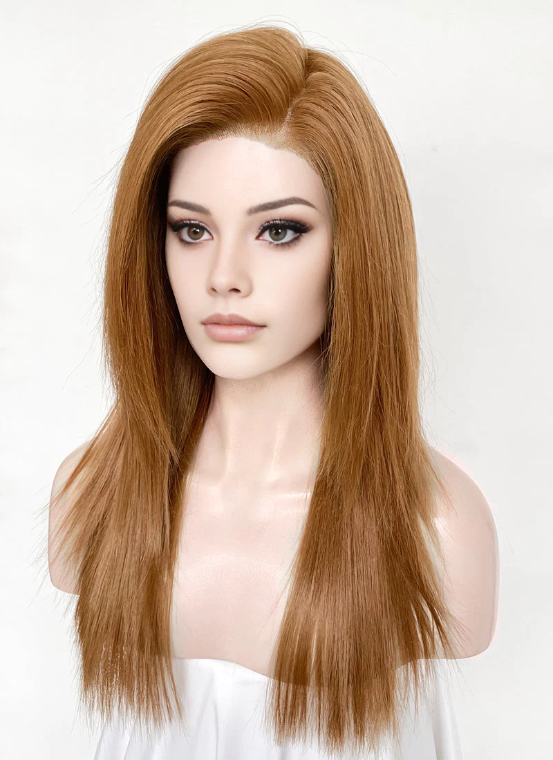Ginger Straight 13" x 6" Lace Top Kanekalon Synthetic Hair Wig LFS034A - Image 4