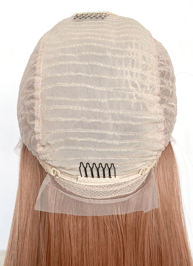 Auburn Straight 13" x 6" Lace Top Kanekalon Synthetic Hair Wig LFS035 - Image 8