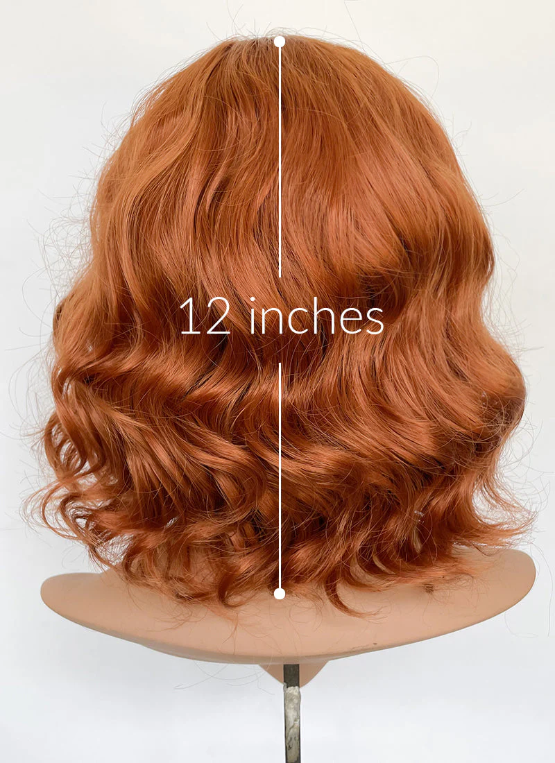 Ginger Wavy 13" x 6" Lace Top Synthetic Wig LFS039 - Image 10