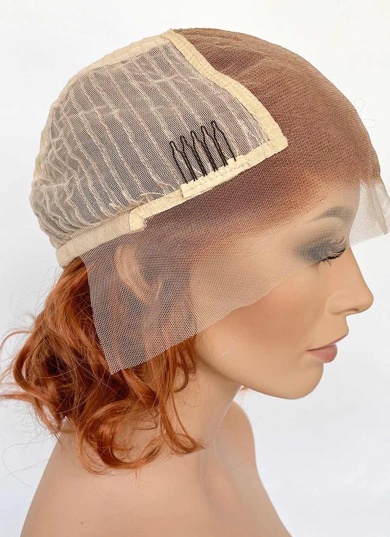 Ginger Wavy 13" x 6" Lace Top Synthetic Wig LFS039 - Image 8