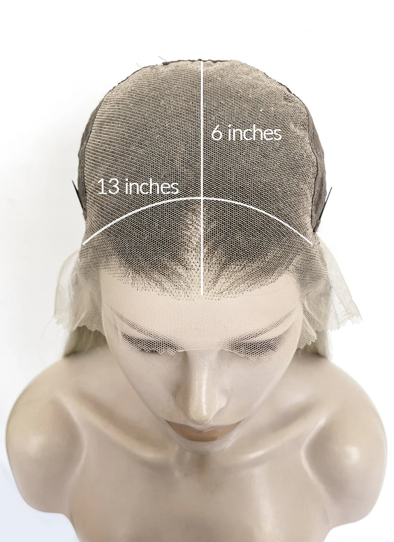 Mixed Blonde Money Piece Straight 13" x 6" Lace Top Lace Front Synthetic Wig LFS046 - Image 7