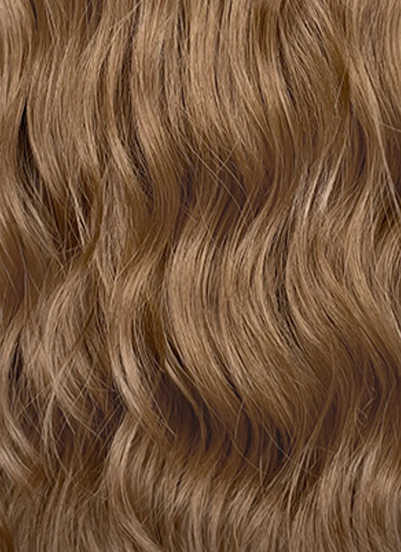 Blonde With Dark Roots Wavy 13" x 6" Lace Top Kanekalon Synthetic Hair Wig LFS056 - Image 11