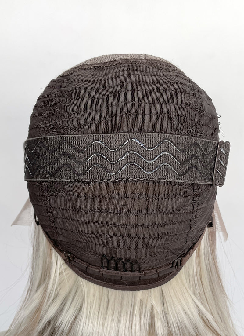 Mixed Blonde With Dark Roots Straight 13" x 6" Bob Lace Top Kanekalon Synthetic Hair Wig LFS059 - Image 10