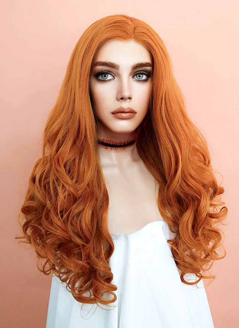 Ginger Wavy Lace Front Synthetic Wig LW085E - Image 3