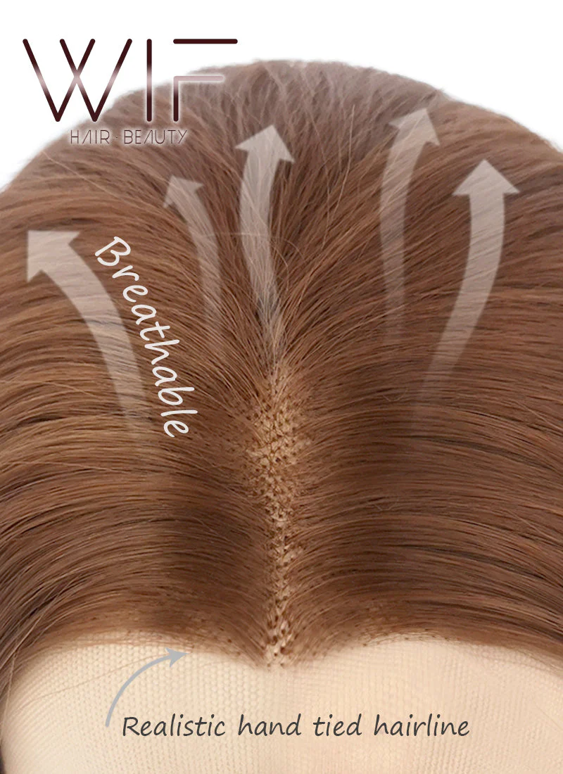 Straight Platinum Blonde Lace Front Synthetic Wig LW150D - Image 11