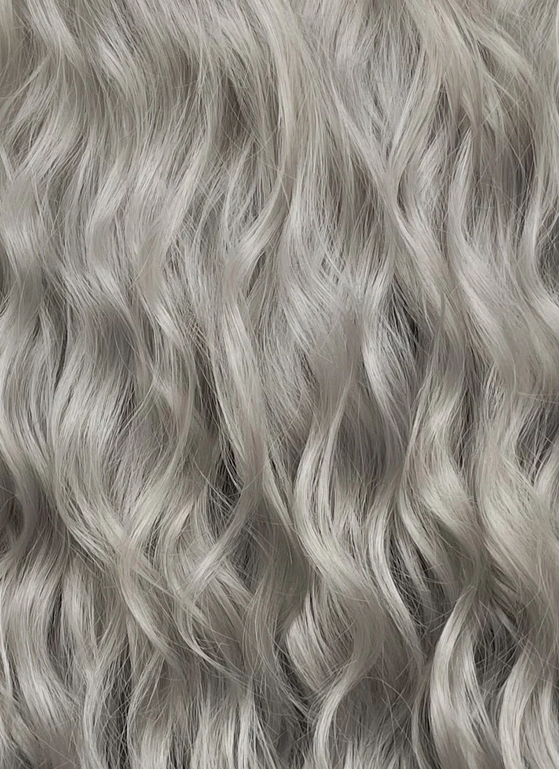 Grey Wavy Lace Front Synthetic Hair Wig LW4070 - Image 9