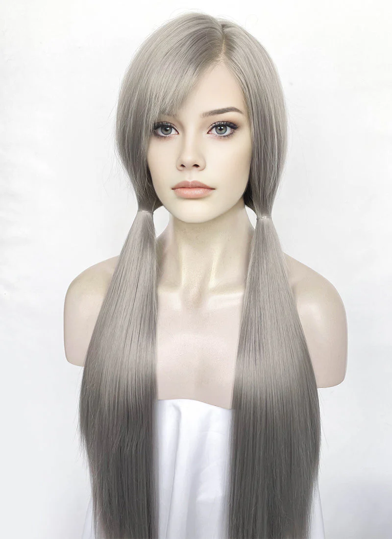 Grey Straight Lace Front Synthetic Hair Wig LW4071 - Image 6