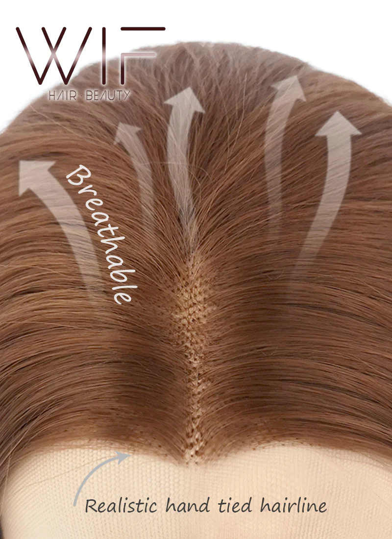 Straight Black Lace Front Synthetic Wig LW769 - Image 10