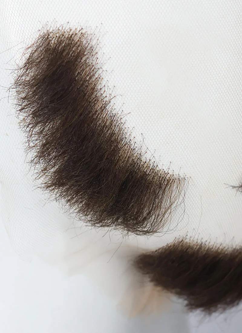 Home Alone Marv Murchins Handmade HD Lace Realistic Brown Beard and Moustache Facial Hair Set MB038 - Image 6