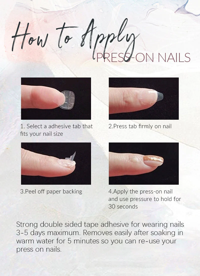 Elegant Black & Off-White Floral Almond Handmade Press-On Nails NF082 - Image 5