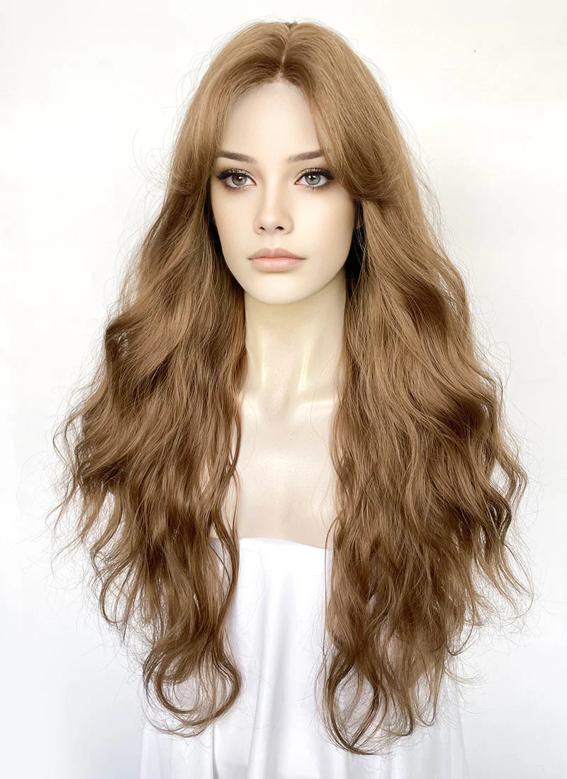 Golden Blonde Wavy Synthetic Hair Wig NL093 - Image 3