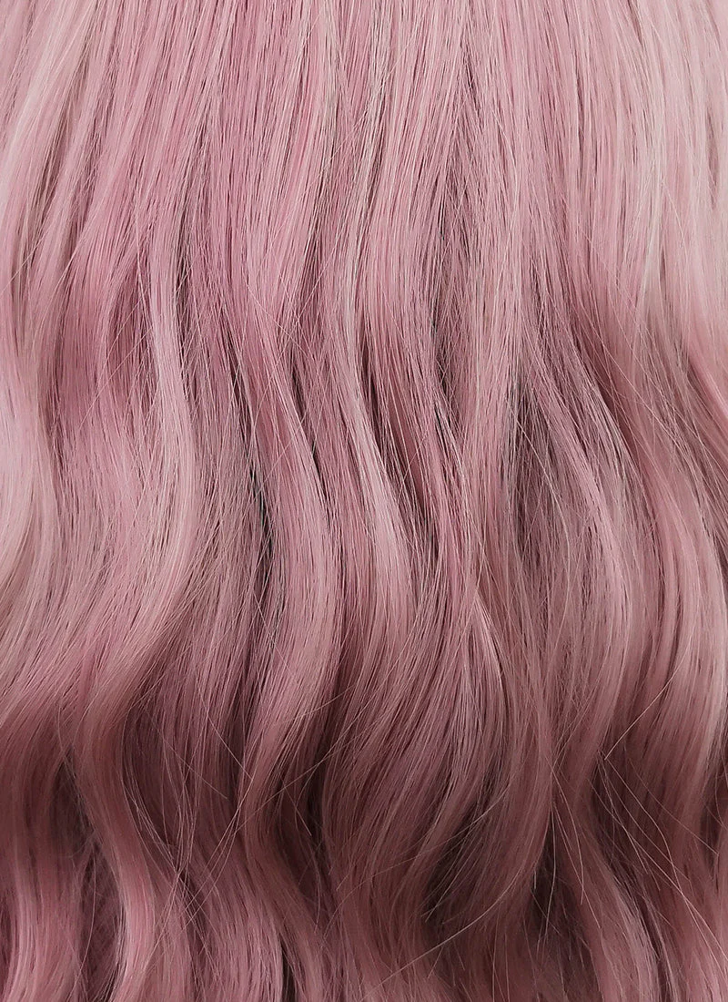 Pink Wavy Synthetic Wig NS063 - Image 11