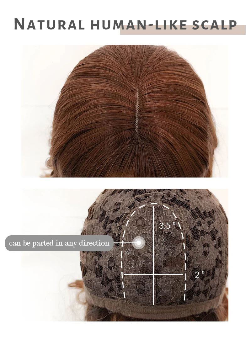 Auburn Wavy Bob Synthetic Wig NS400 - Image 3