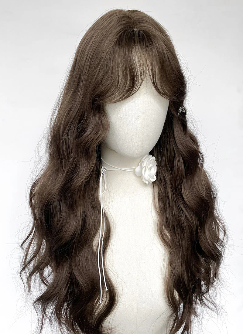 Brunette Wavy Synthetic Hair Wig NS539 - Image 2