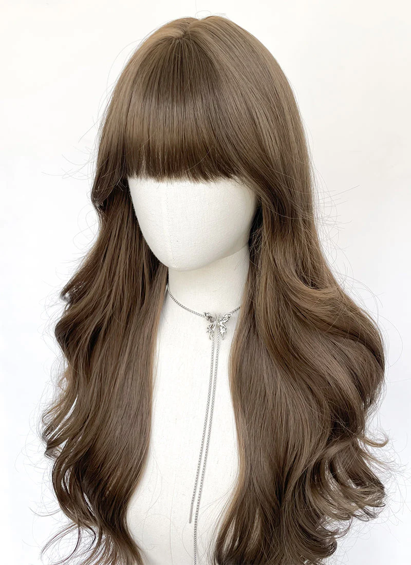 Brunette Wavy Synthetic Hair Wig NS542 - Image 4