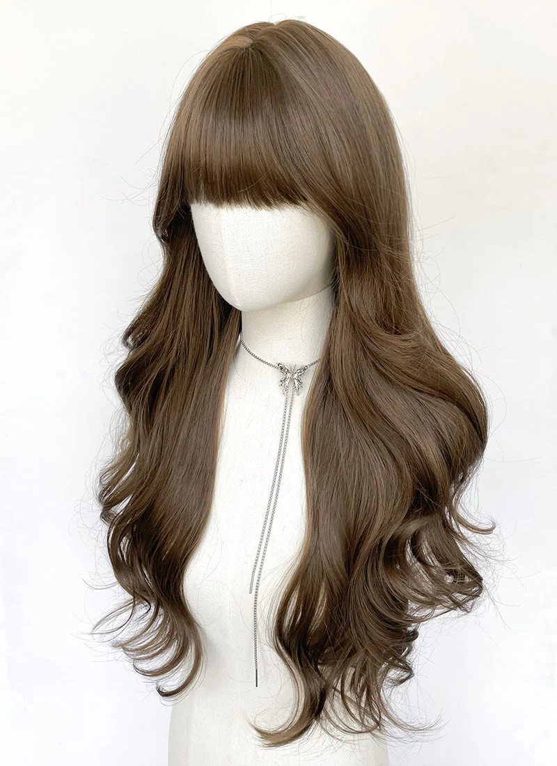 Brunette Wavy Synthetic Hair Wig NS542 - Image 6