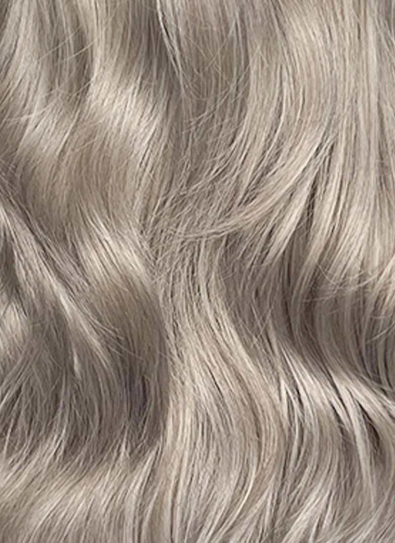 Ash Blonde Wavy Synthetic Hair Wig NS615 - Image 5