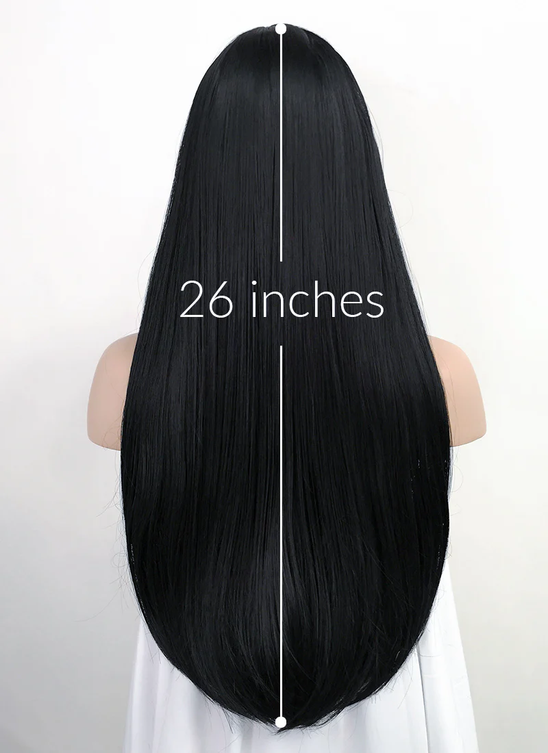 Straight Jet Black Synthetic Wig TBZ871 - Image 7